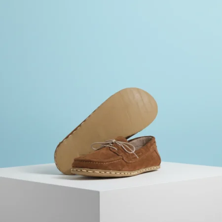 Kadın Kahverengi Süet Barefoot Makosen - Topraklamalı
