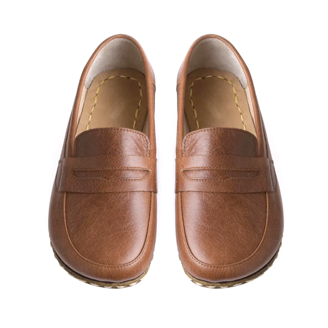 Kadın Kahverengi Barefoot Penny Loafer - Topraklamalı Taban - Görsel 2