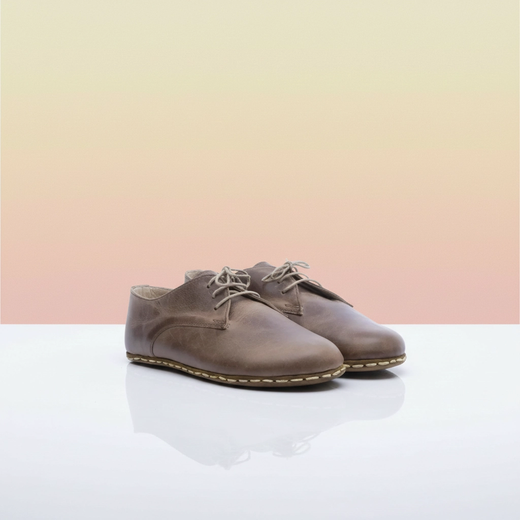 Kadın Vizon Barefoot Oxford Ayakkabı - Topraklamalı