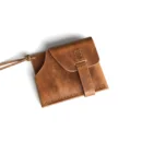 Handmade Minimalist Strapped Wallet - Special Design - Unisex