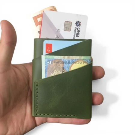 Minimalist El İmalatı Cüzdan ve Kartlık | Özel Tasarım - Unisex