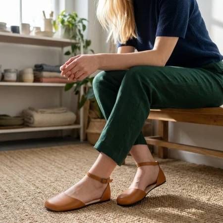 Barefoot Rio Sandals – Tan Leather Everyday Sandals