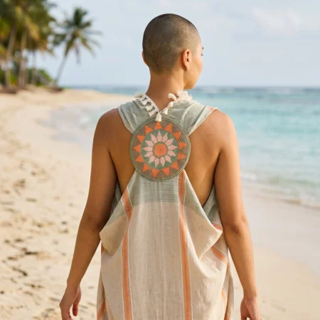 Wayuu Sun Motif Beach Dress – Handmade